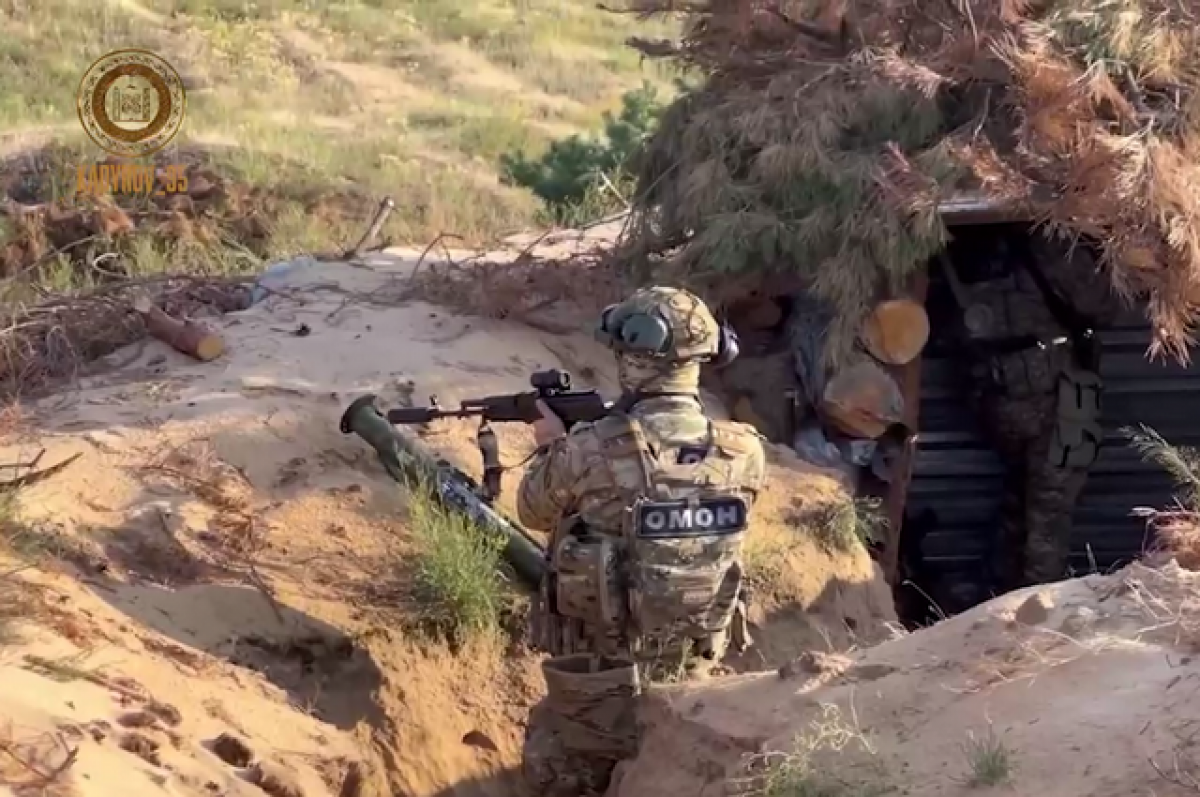    Кадыров: бойцы ОМОНа «Ахмат-1» нанесли урон врагу и взяли его сооружения