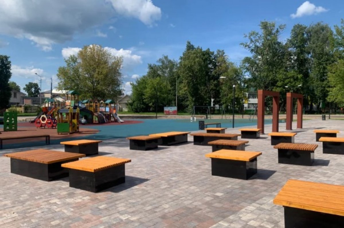    В Выксе благоустроили сквер за 18 млн рублей