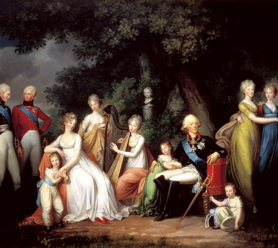 Многодетная семья Павла I и Марии Федоровны подарила России двух императоров