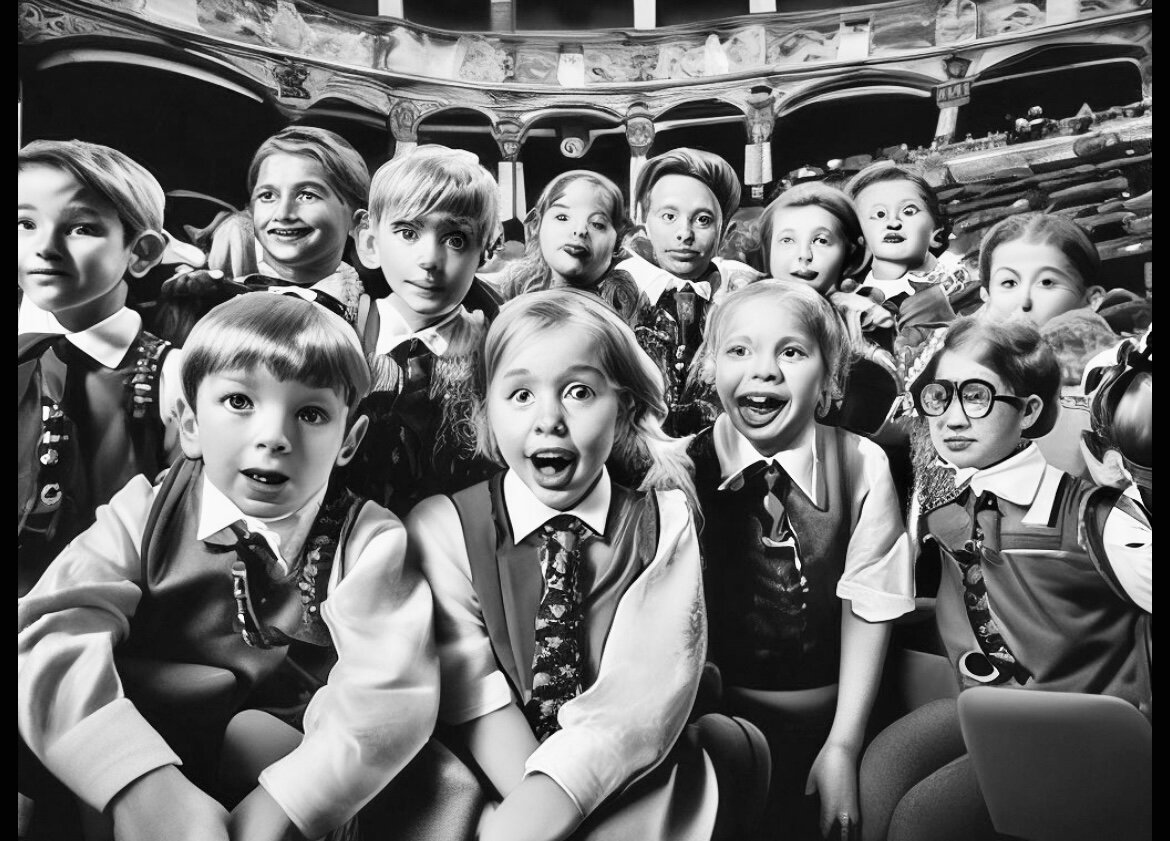 Школьники - озорники 