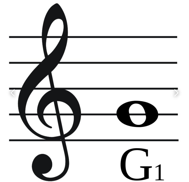 Всем думаю известный скрипичный ключ.