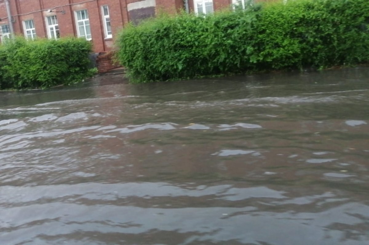 ливень в августе