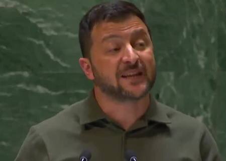    На Украине сфальцифицировали видео выступления Зеленского в ООН