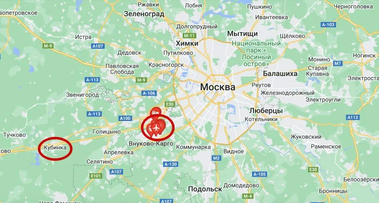 Карта платона московская область