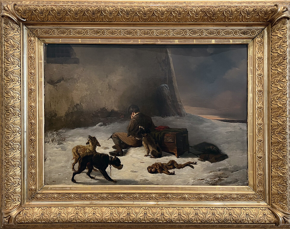 Жозеф Стевенс «Горе странствующего шарманщика», 1847 г., Эрмитаж. Фото автора