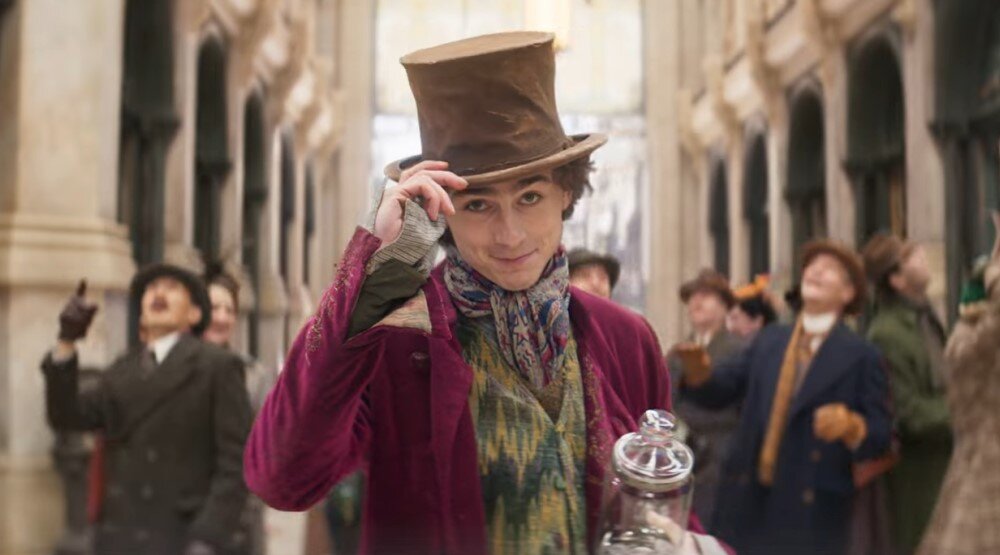     Кадр из фильма «Вилли Вонка» (2023)