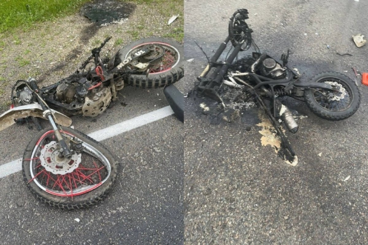    В Красноярском крае два мотоциклиста без прав погибли в ДТП