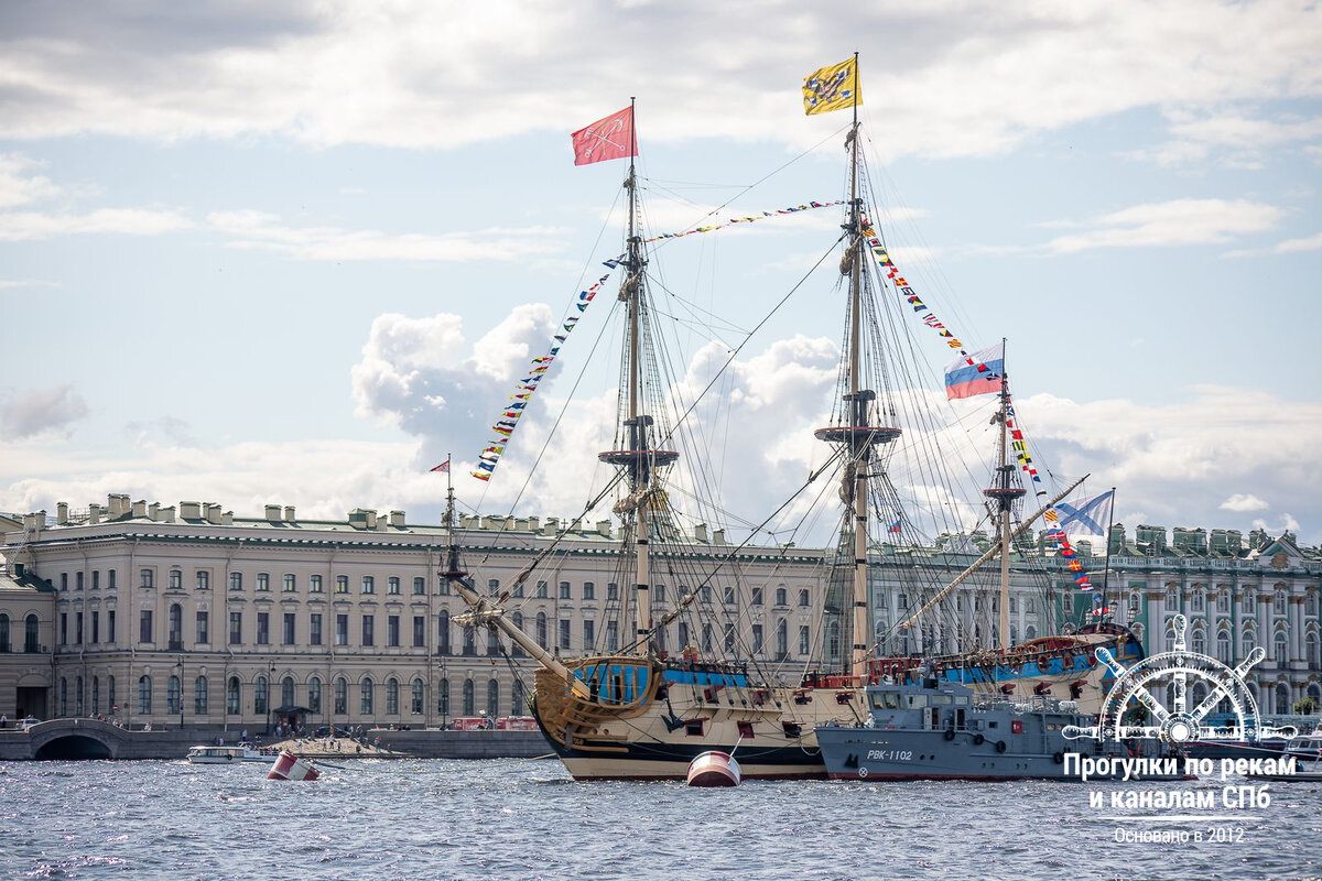 Корабли ко дню ВМФ на Неве