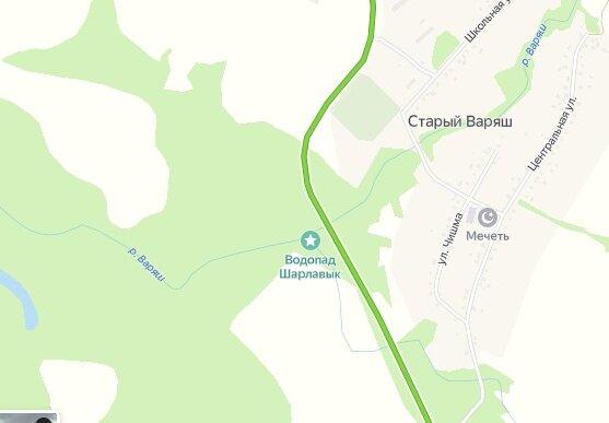 Вот он, родненький, даже на карте отмечен…