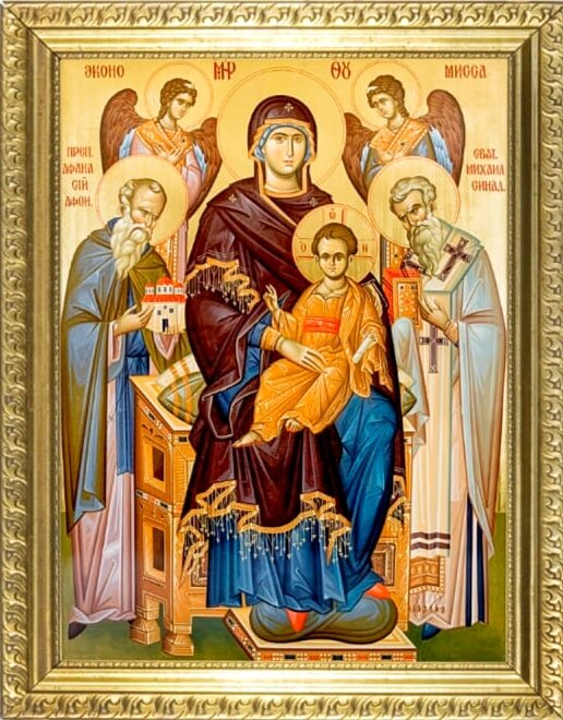 18 июля - Празднование иконы Божией Матери «Экономисса» («Домостроительница»). Молитвы Богородице о достатке и благосостоянии. Икона «Домостроительница» («Экономисса»). Фото автора