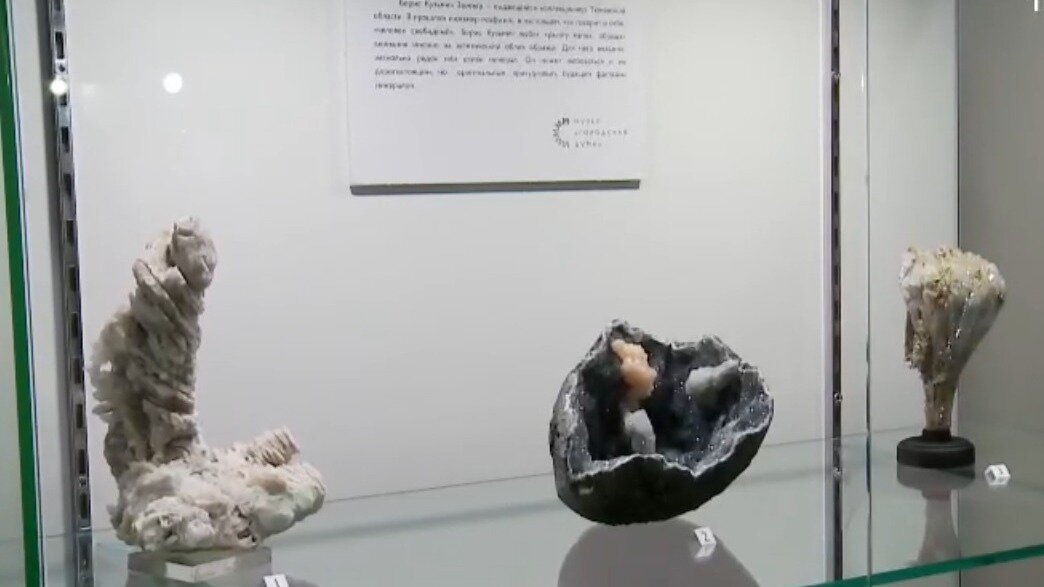     В центре Тюмени тысячи самоцветов выставлены в музее «Городская Дума».