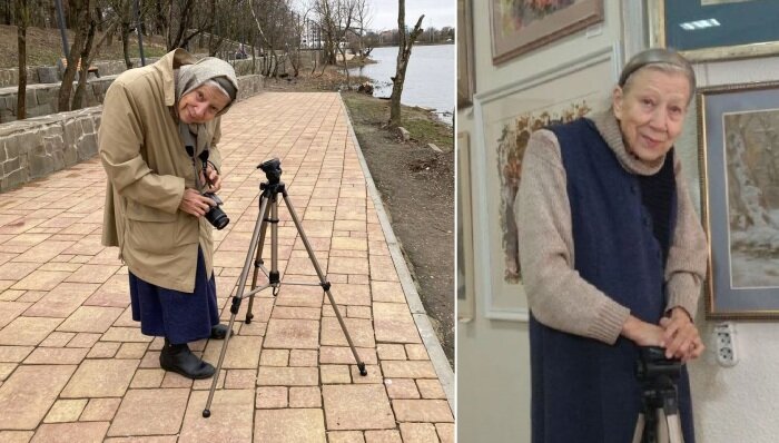 Галина Забелина, 82-летняя художница и фотограф.