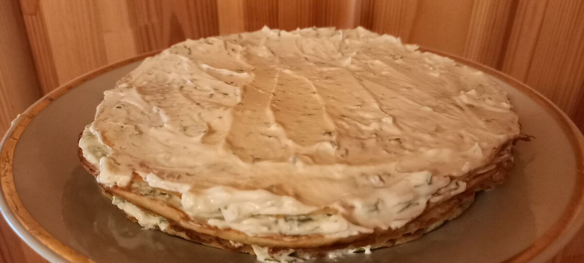Закусочный торт из кабачков , пошаговый рецепт на ккал, фото, ингредиенты - Екатерина