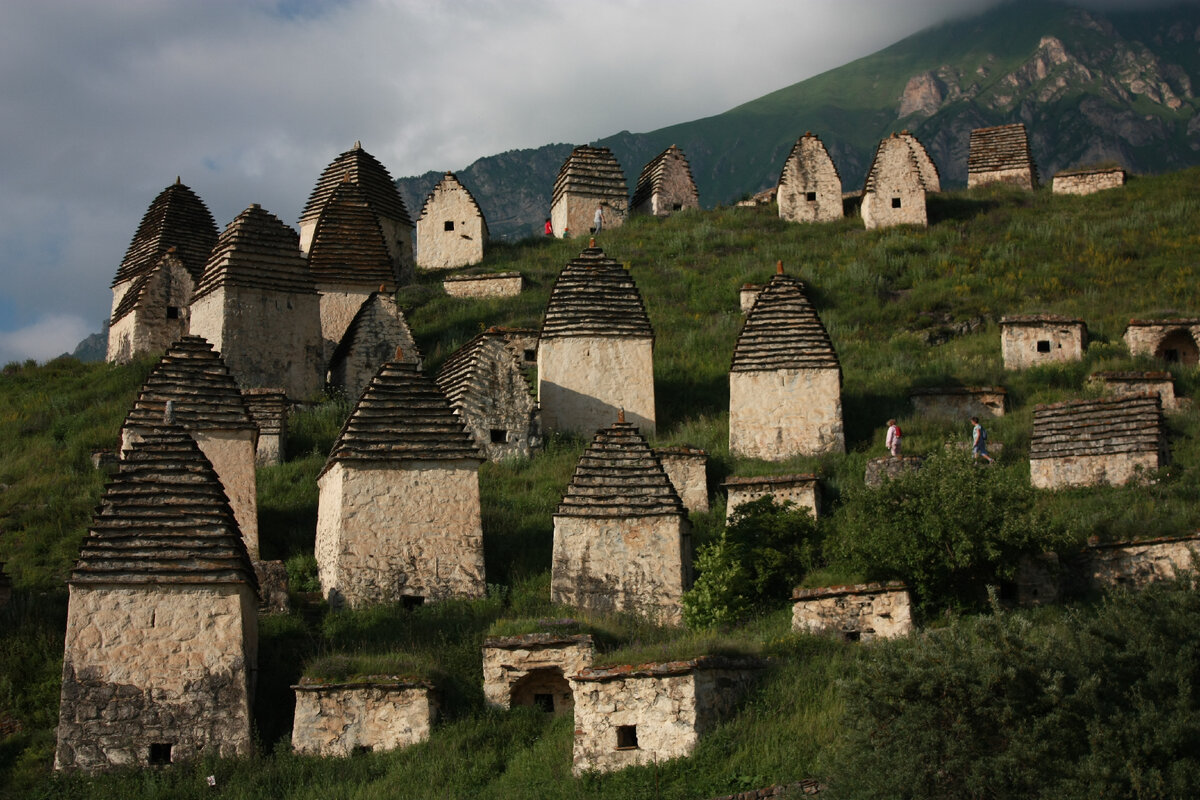 Осетия мертвый город фото