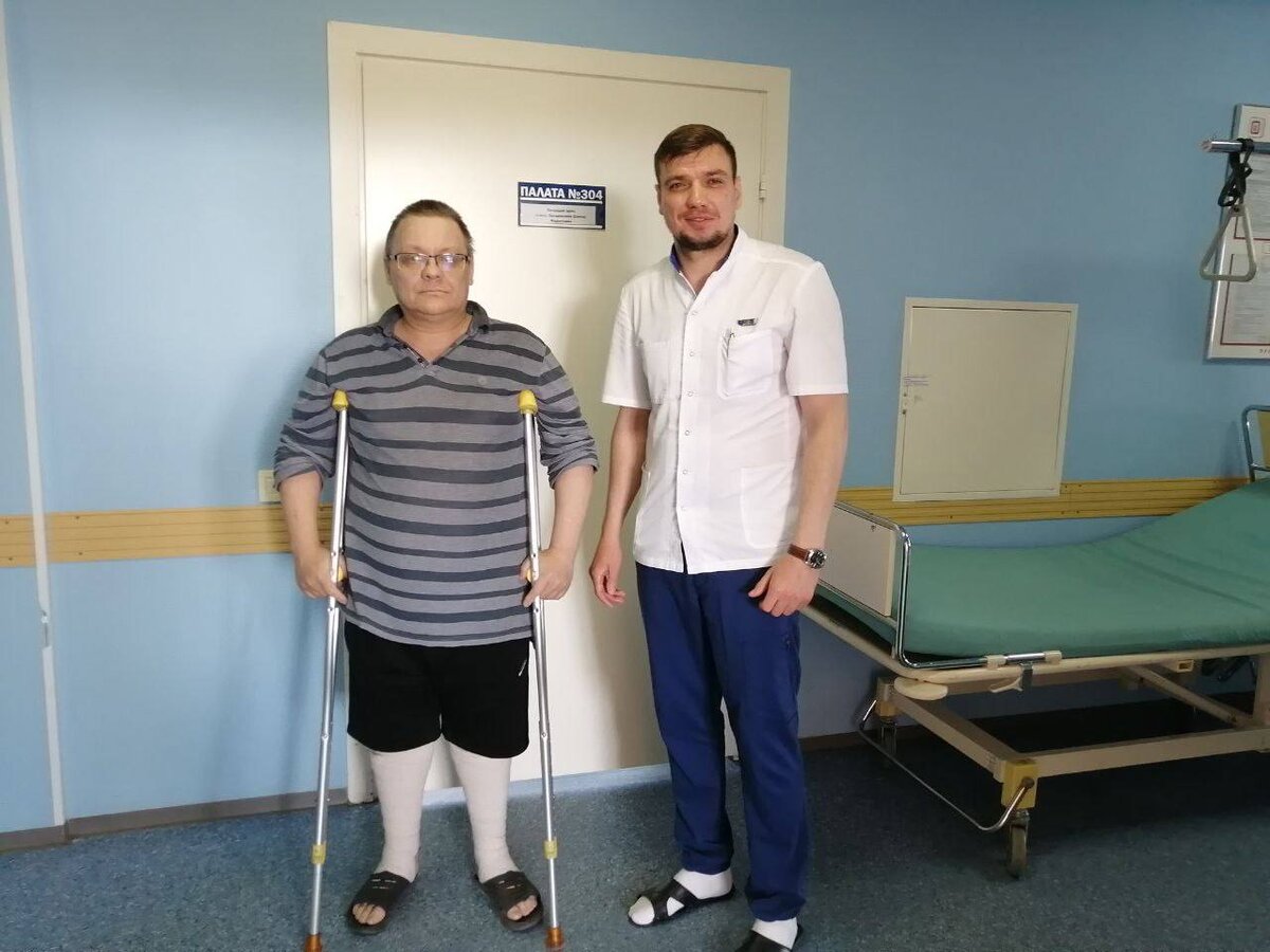    Травматологи Сургута избавили от инвалидного кресла 49-летнего жителя ДНР