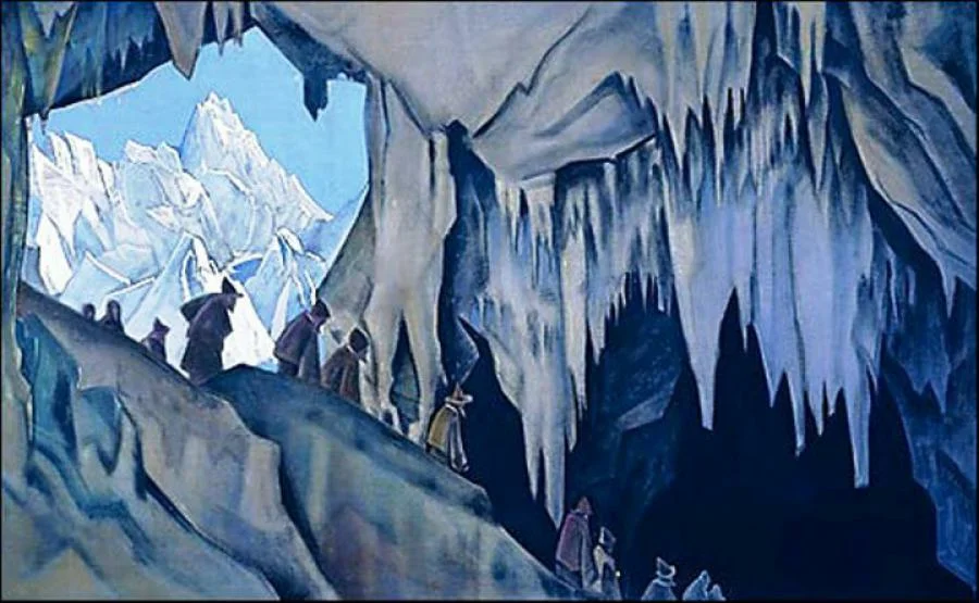 Σχεδόν άγνωστο. Πίνακας N. Roerich.