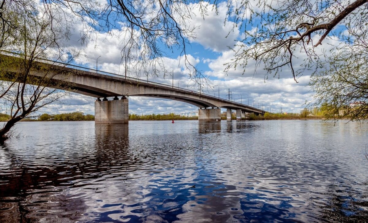 Фото строительство моста