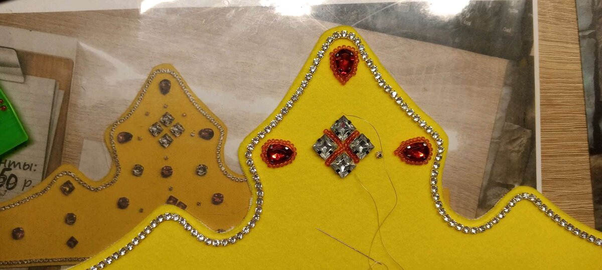 Оформление центрального элемента