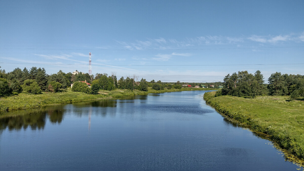Река Медведица в селе Верхняя Троица. Фото автора
