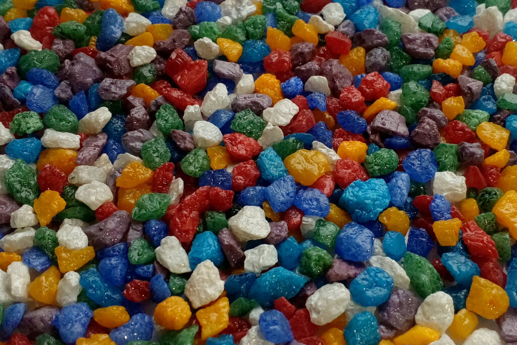 Цветная мраморная крошка