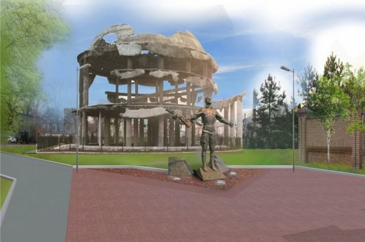    В Воронеже установлен новый памятник у Ротонды