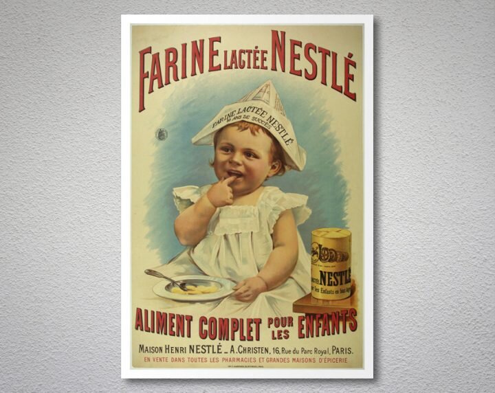 Nestle Chocolate Vintage posters