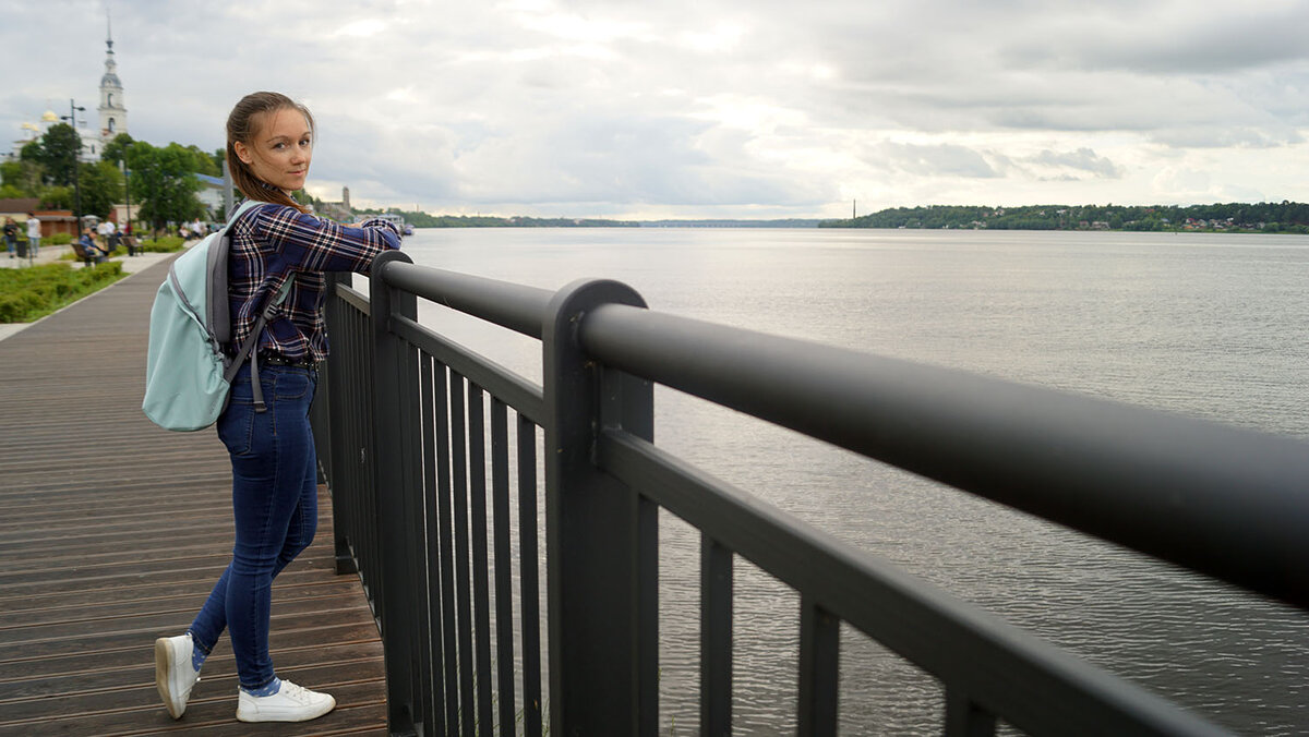 Волга в Кинешме.