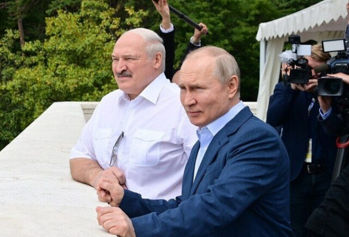 Путин и Лукашенко. Из откр. источников 