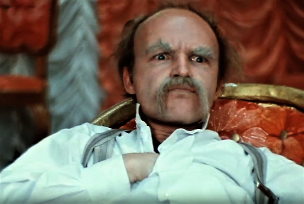 Кадр из фильм-спектакля "Балалайкин и Кº" (1975)