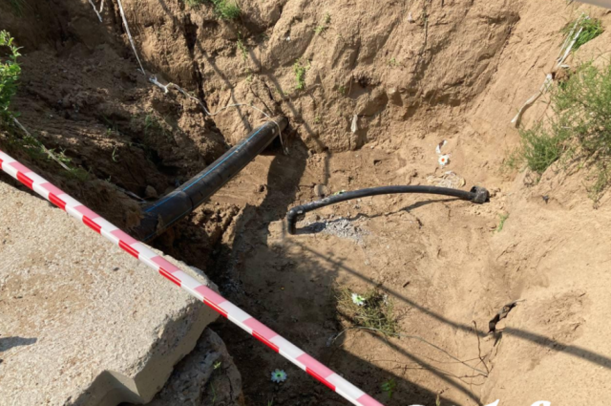    Под Новосибирском место гибели 9-летнего ребенка оградили сигнальной лентой