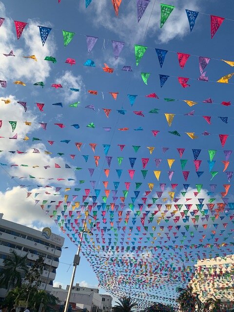 Флажки в мексиканском стиле