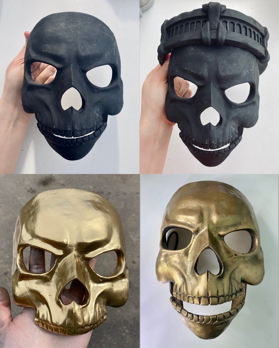Хардбольная маска из стеклоткани и эпоксидной смолы своими руками