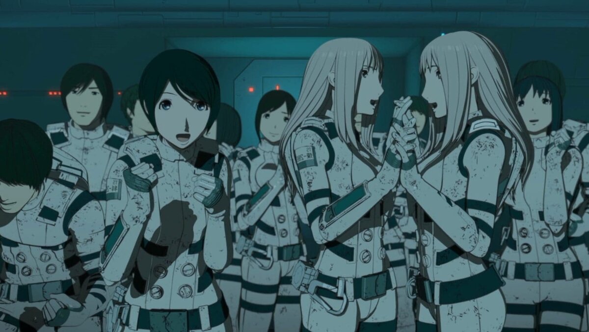 Скриншот из аниме Рыцари Сидонии Sidonia no Kishi