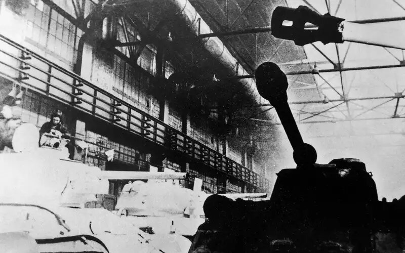 Производство ИС-2 в Челябинске 