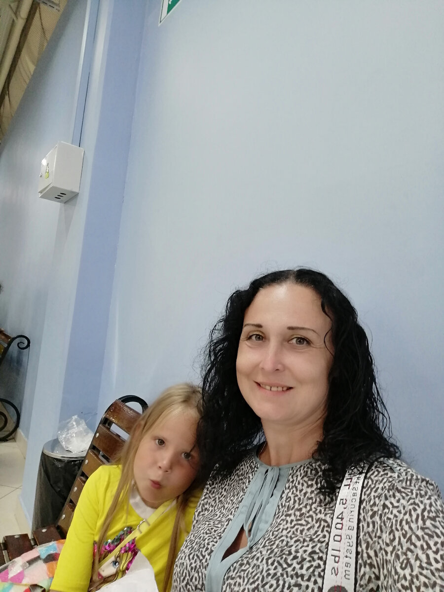 Я и младшая доченька моя. 