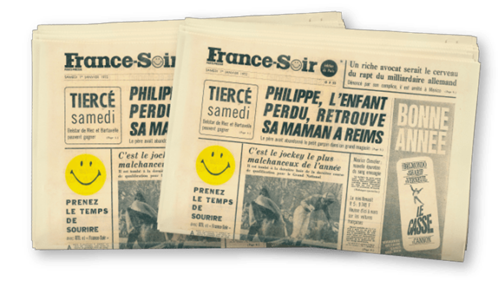 Французская газета France Soir