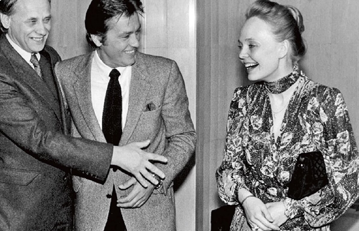 Наталья Белохвостикова, Владимир Наумов и Ален Делон