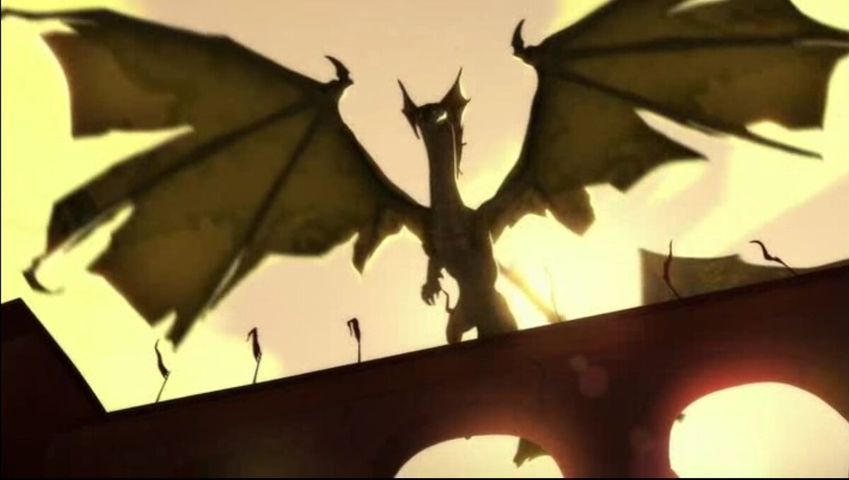 драконы и всякие мега-чудища тут реализованы в трёхмерной анимации и как будто обработаны масляной краской - внимание на себя сразу обращают!