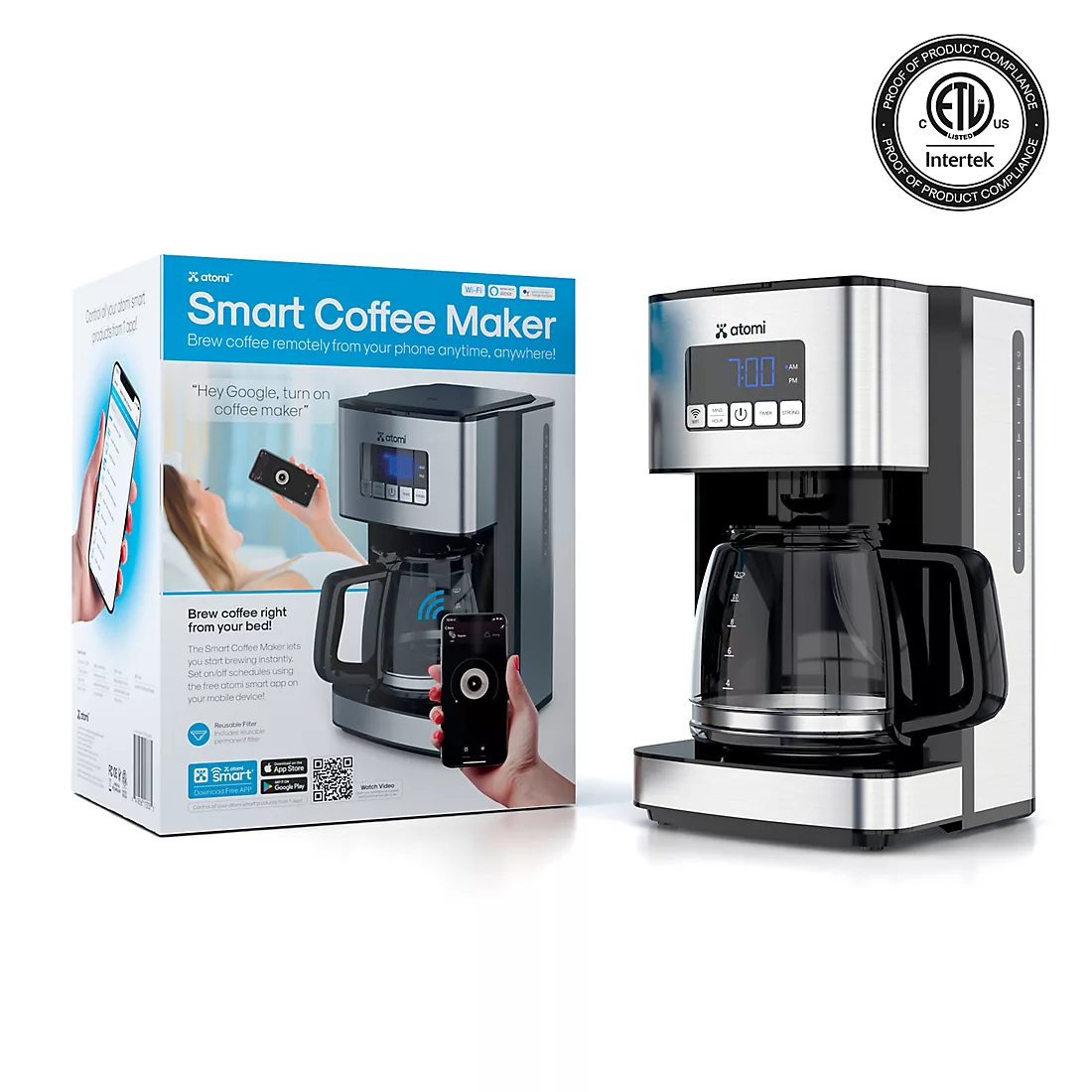 Wifi connected deals coffee maker