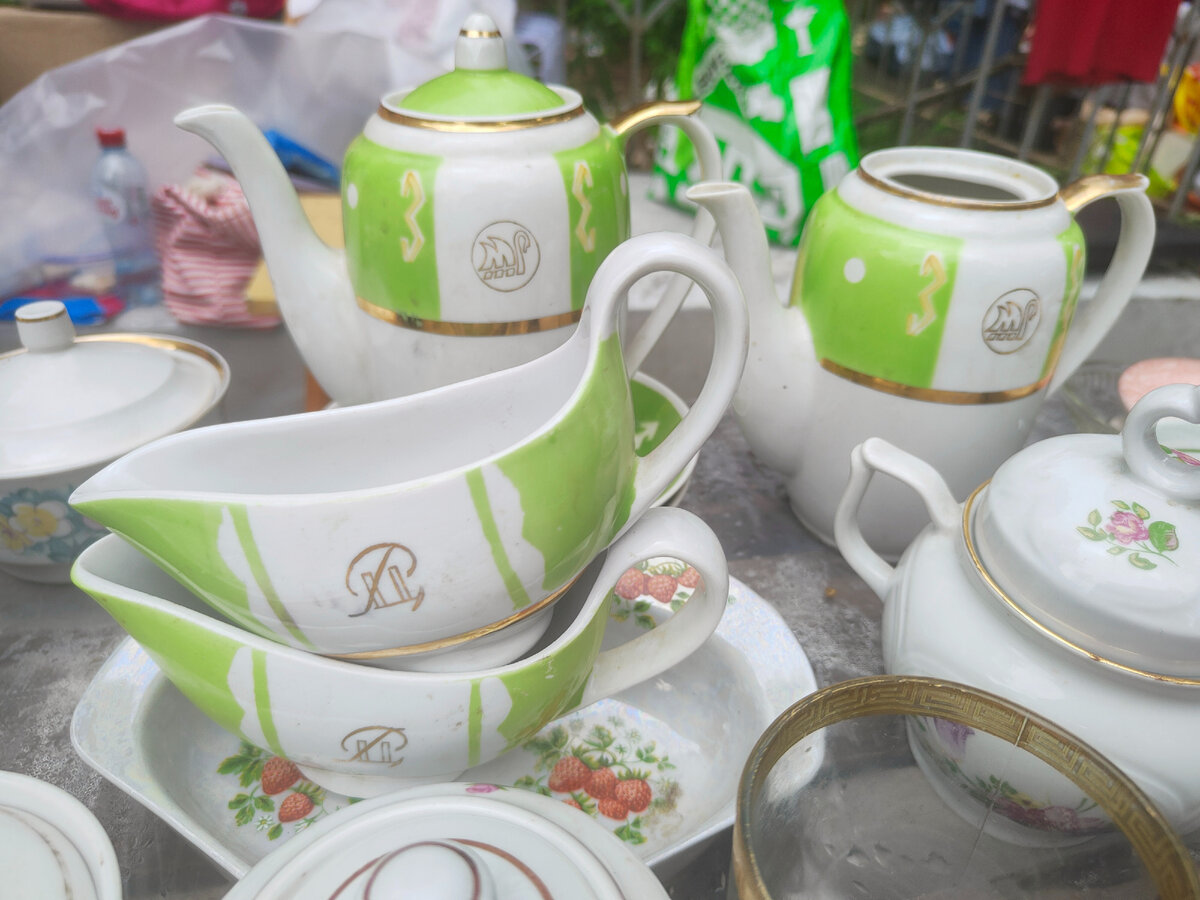 Изучаем ассортимент советского фарфора на примерах с барахолки. Рынок ...