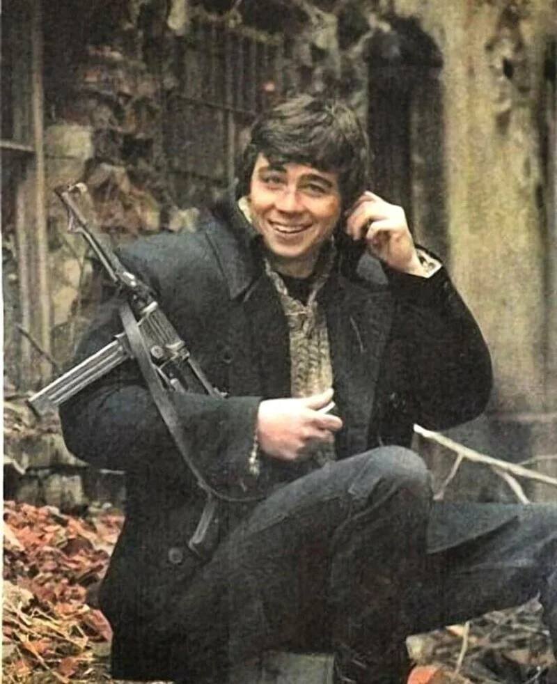 Сергей Бодров Младший на съемках фильма «Брат 2», 2000 год.