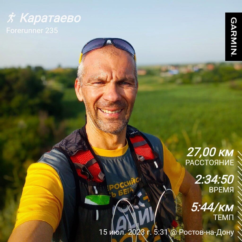 Пробежка в Каратаево через Левенцовский район. Себяка.

