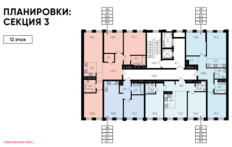 M2 от застройщика