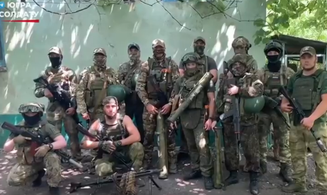    Бойцы батальона «Югра» поблагодарили Наталью Комарову за выполненные заявки подразделения