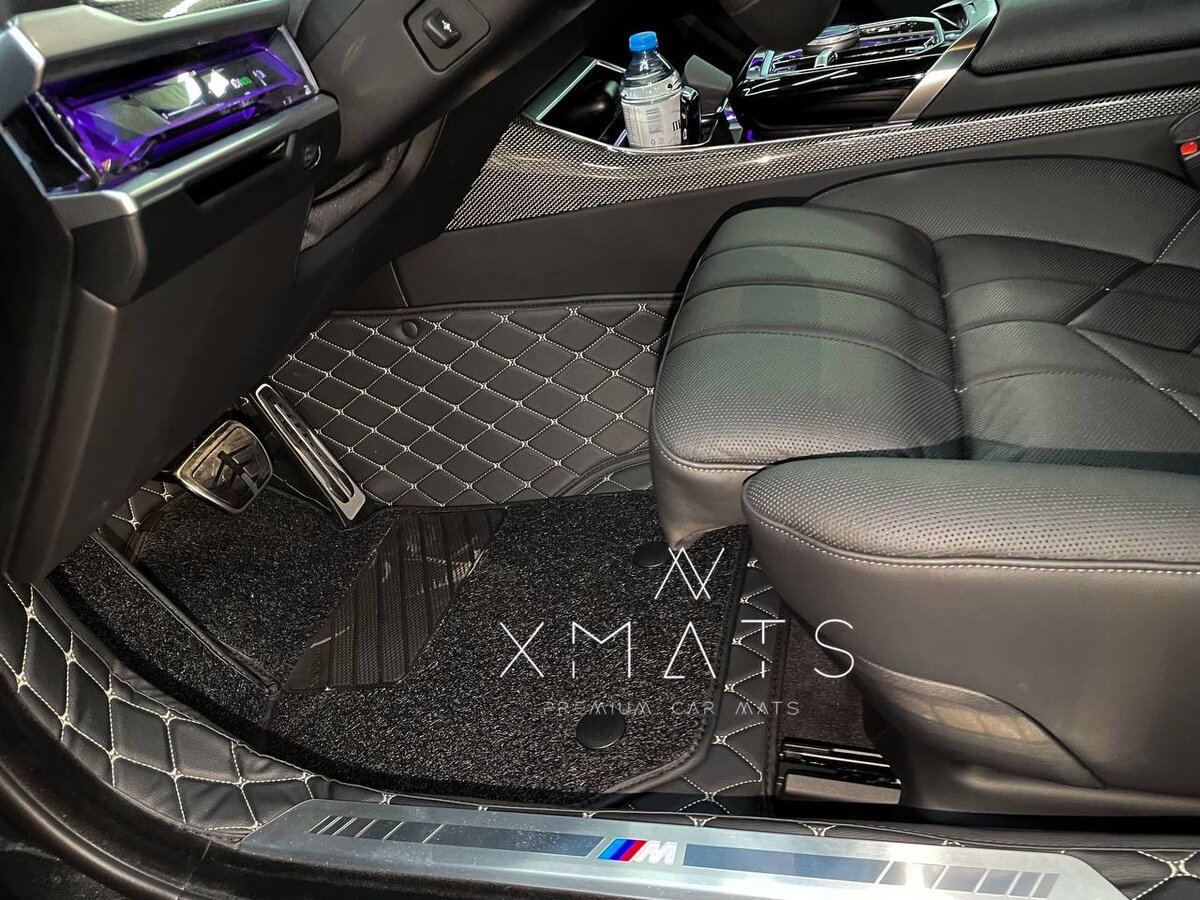 3D коврики из экокожи на BMW 7 серии G70