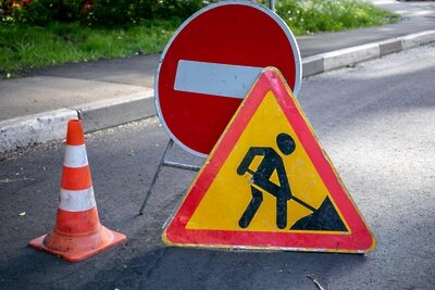    Ремонт участка дороги в округе Клин © Пресс-служба Министерства транспорта и дорожной инфраструктуры Московской области