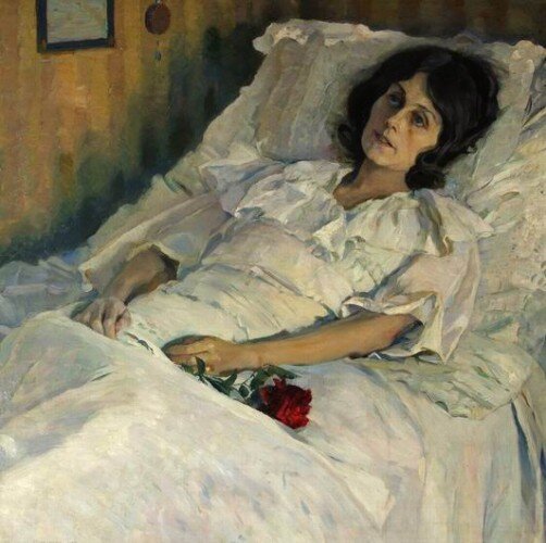 Картина Михаила Нестерова "Больная девушка".