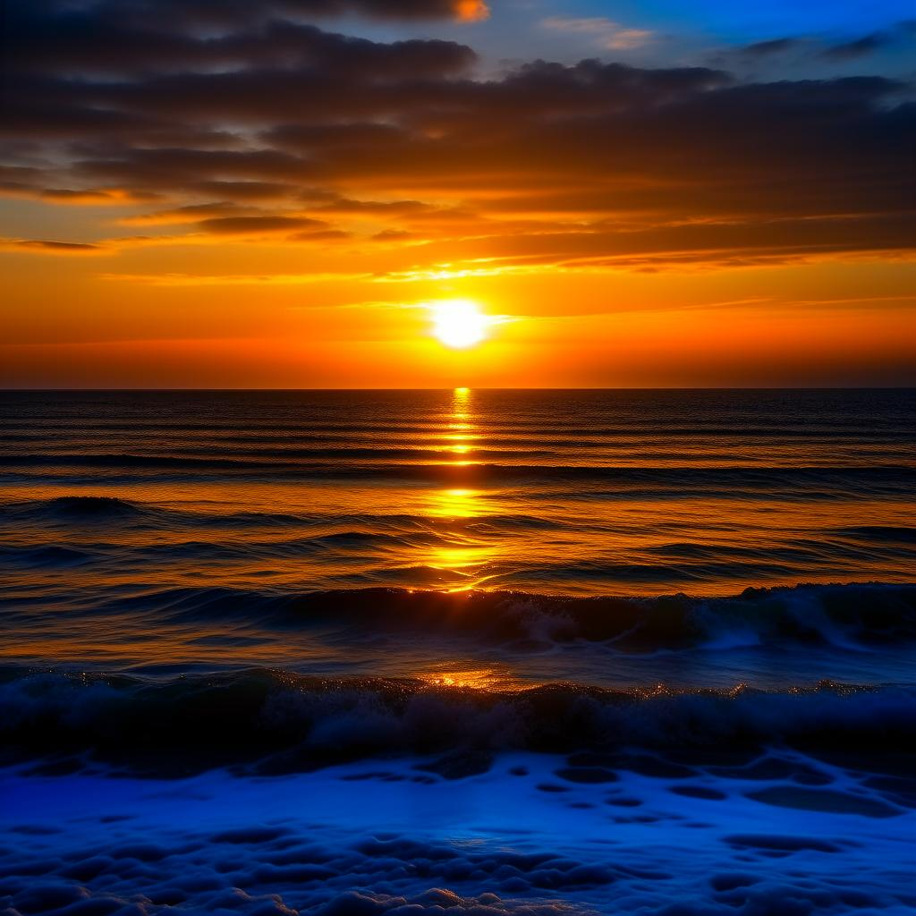Рассвет на море - 54 фото