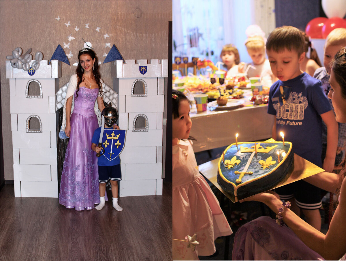 Отмечаем день рождения маленького рыцаря