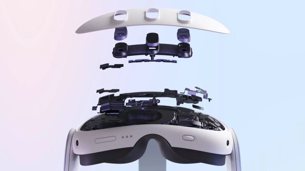Quest 3 получит более высокое разрешение 2 064×2 208 пикселей на глаз, чем Quest Pro (1 800×1 920), две 4-мегапиксельные RGB-камеры против одной у Pro, а также датчик глубины, который был убран из Pro.